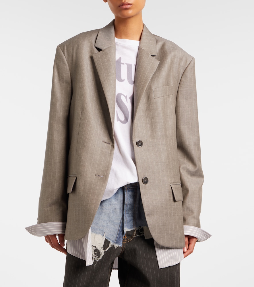  Acne Studios Acne Studios Striped Wool Jacket 