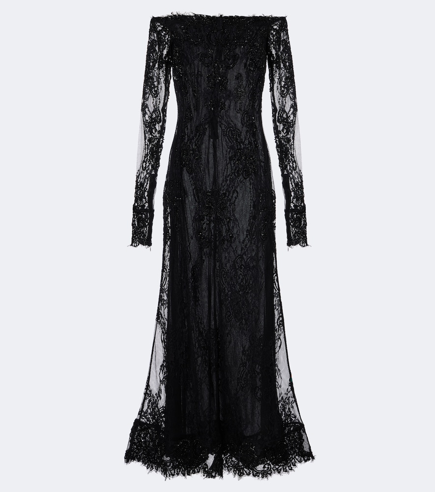 Verziertes Cocktailkleid aus Spitze