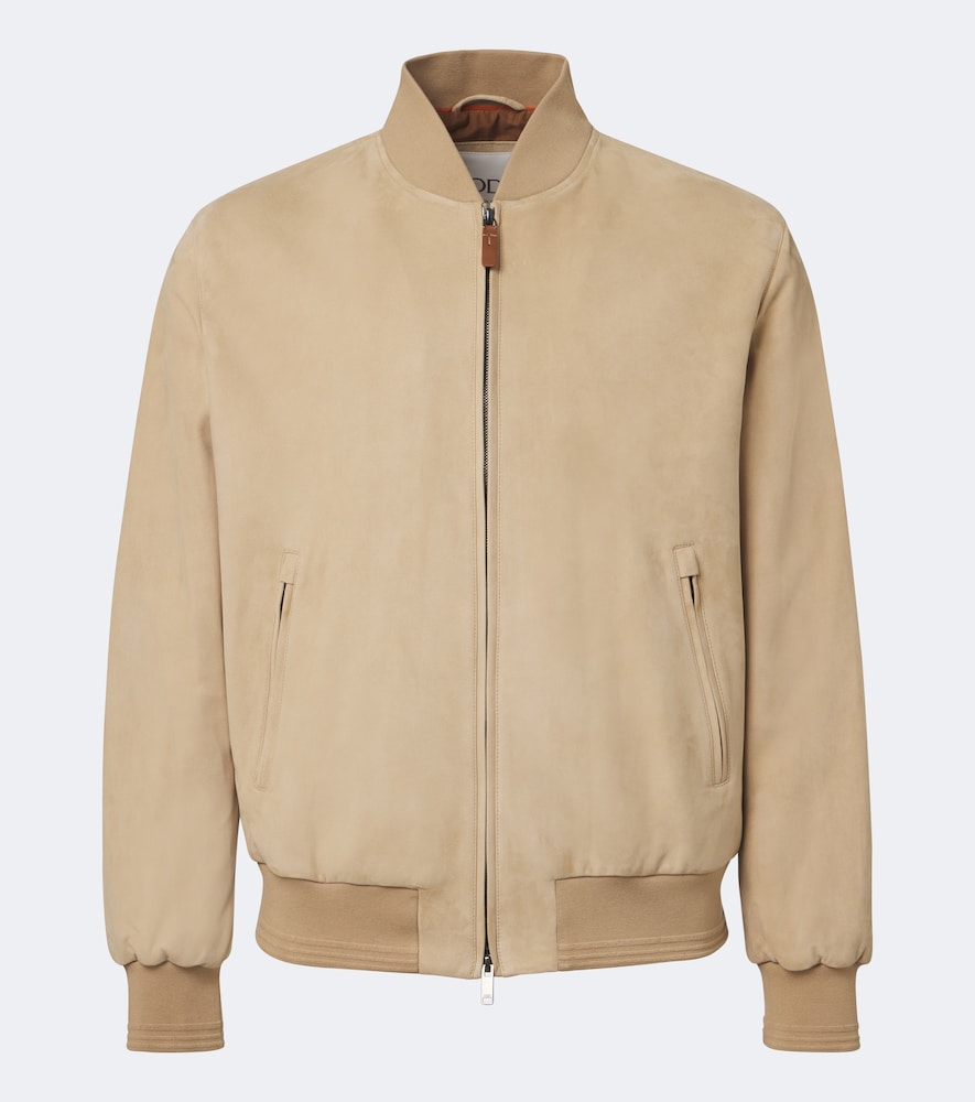 Bomber Brera in suede