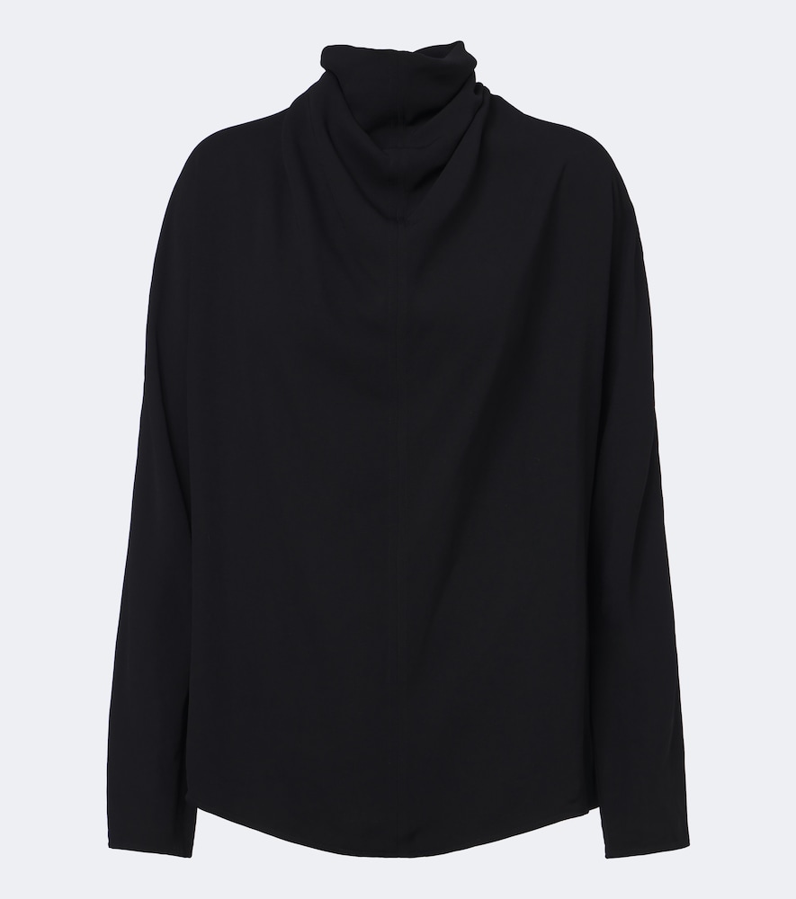 Schluppenbluse aus Satin