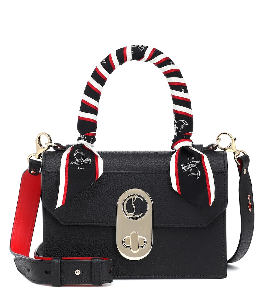 Click to view more detailed imagery on our partner's website Christian Louboutin Elisa Small Leather Tote In Black