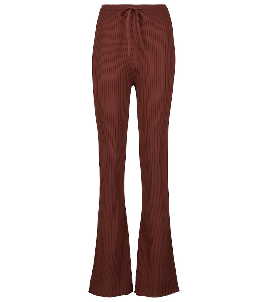Nanushka Pantalon Cornelie à taille haute