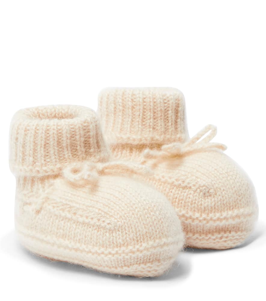 Bonpoint Baby cashmere slippers