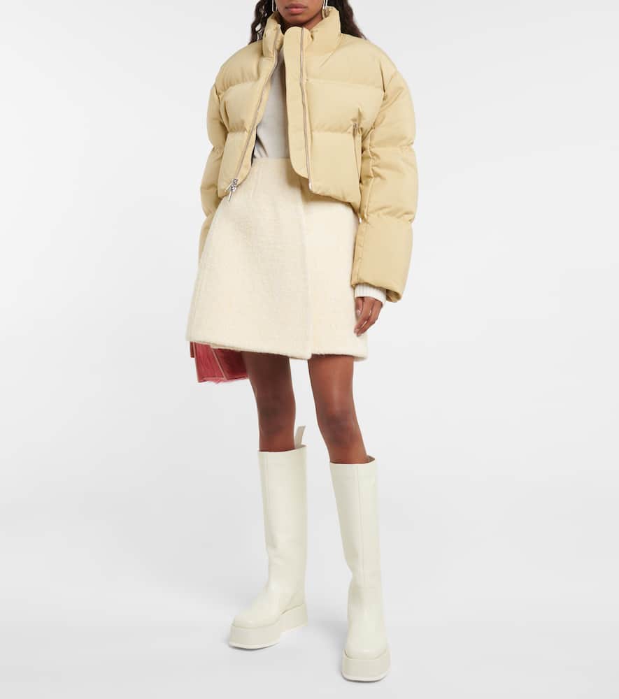 【Gia Borghini】 Gia/RHW Rosie 24 flatformニーハイブーツ Gia/RHW Rosie 24 flatform knee-high boots in brown - Gia