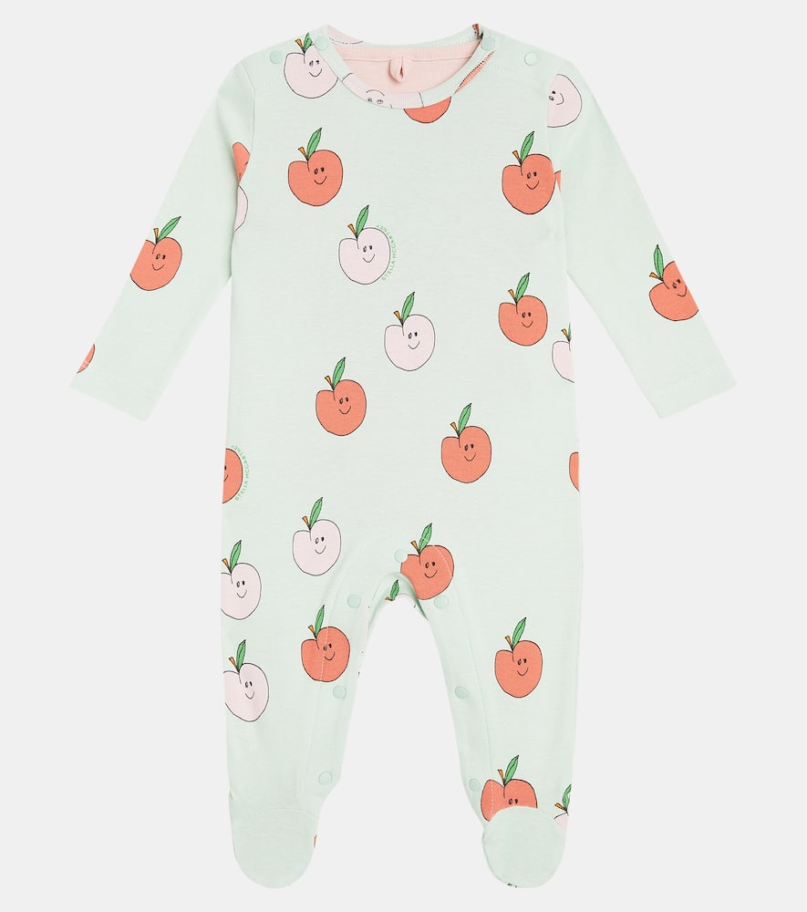 Shop Stella Mccartney Baby Cotton Jersey Onesie And Bodysuit Set In Multicoloured