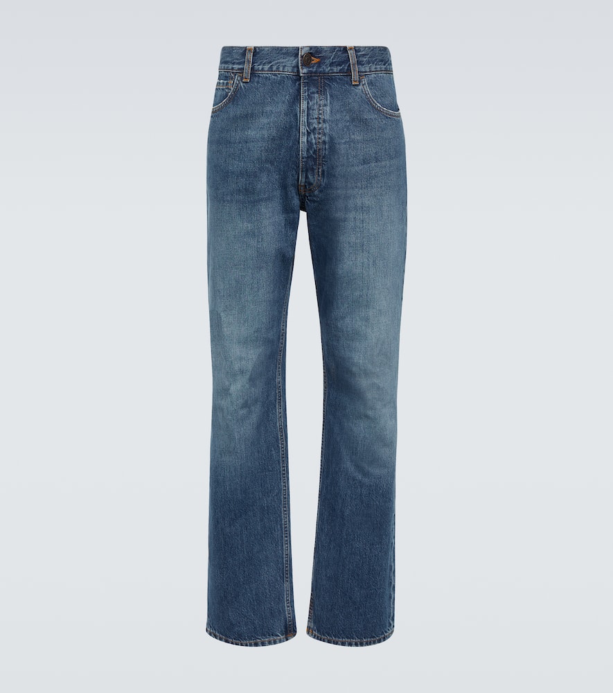 The Row Burt Slim Jeans In Blue