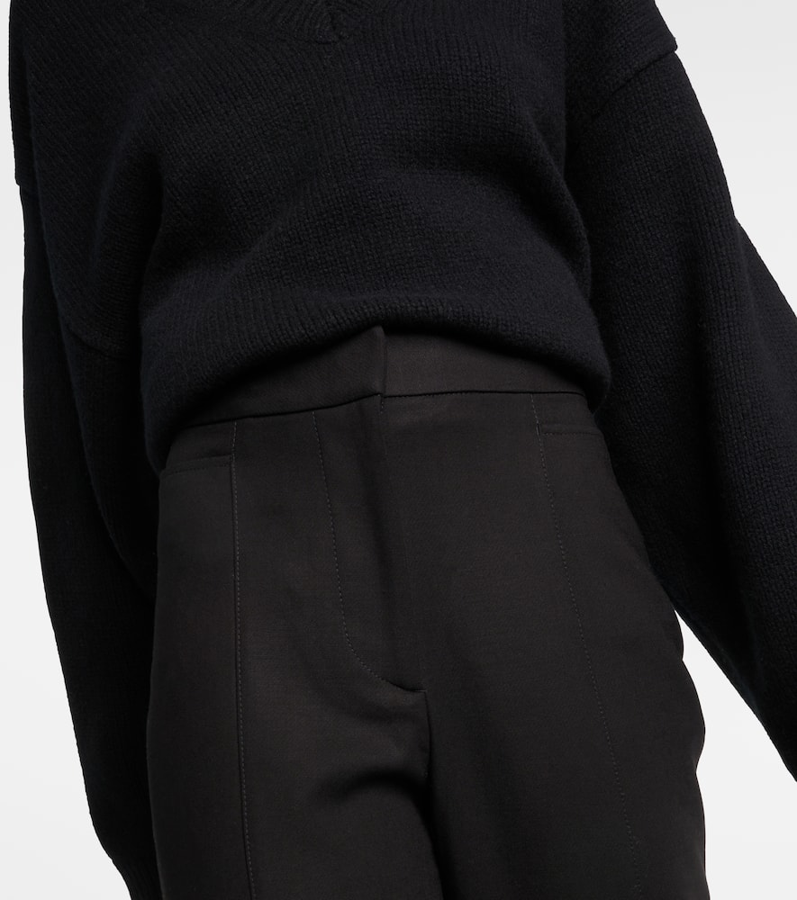Totême High-rise Slim Suit Pants In Black