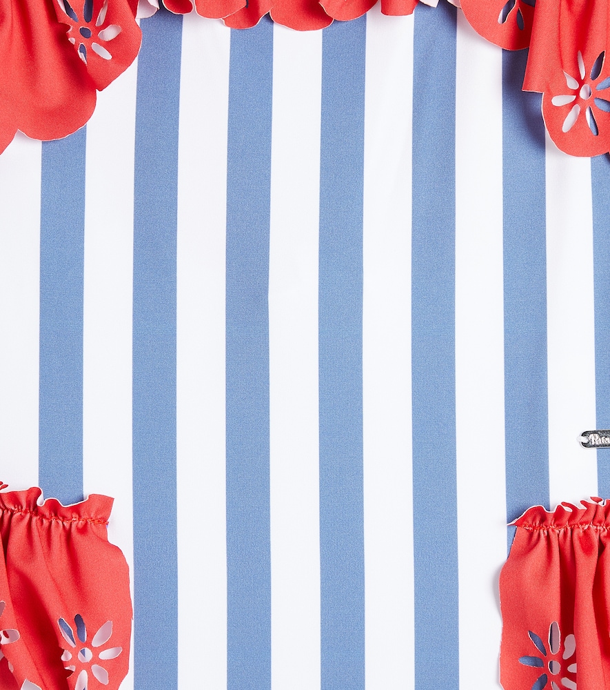  Patachou Patachou Striped Ruffled Swimsuit 