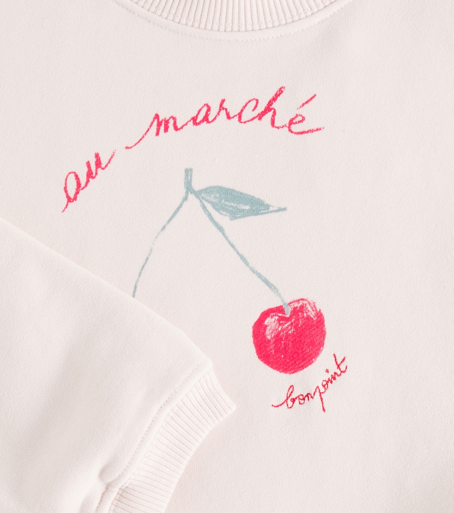  Bonpoint Bonpoint Fleurette Printed Cotton Sweatshirt 