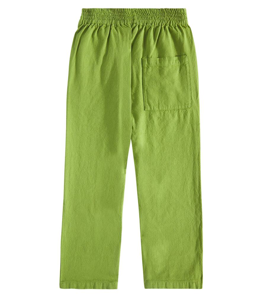 Bobo Choses Diamonds Cotton Sweatpants In Green