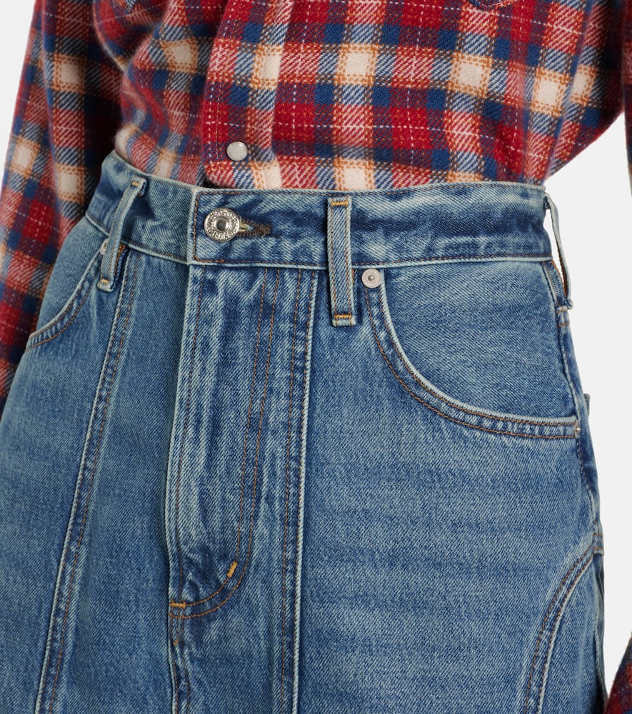 CITIZENS OF HUMANITY GAUCHO VINTAGE DENIM MAXI SKIRT