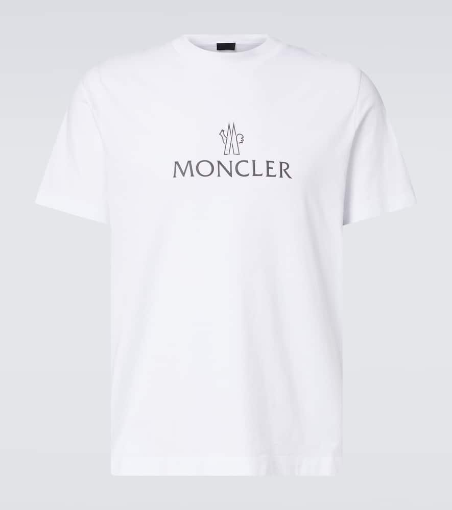 Moncler Logo Short-sleeved T-shirt In Brilliant White