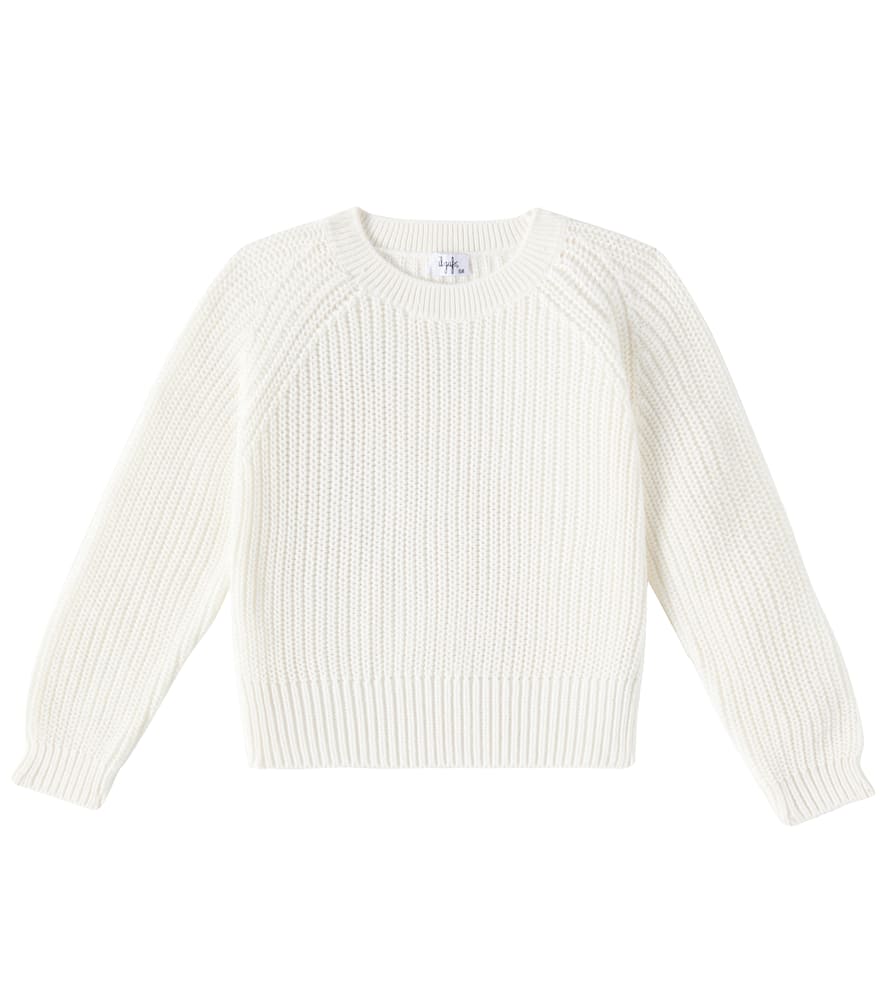 Il Gufo Ribbed-knit Cotton Sweater In White