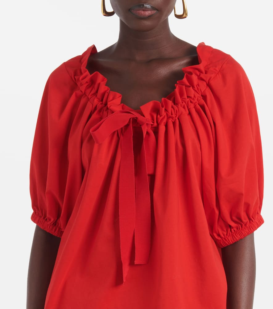 Patou Drawstring T-shirt In Red