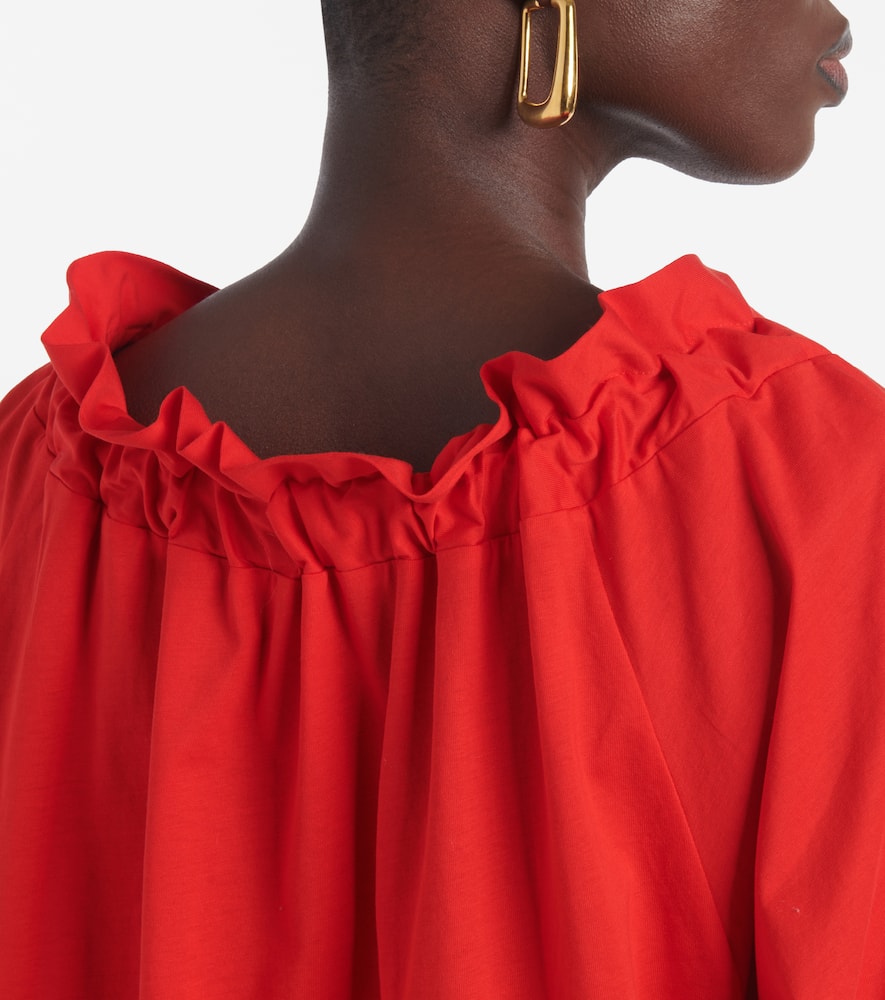 Patou Drawstring T-shirt In Red