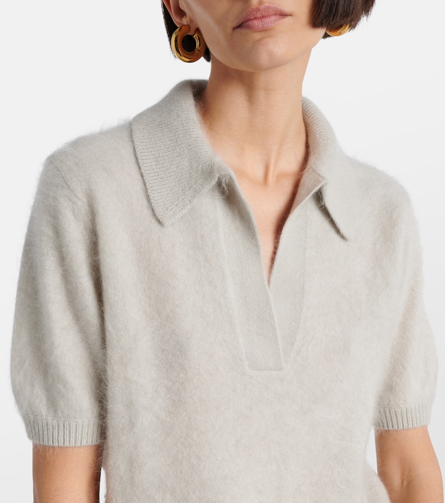 Dorothee Schumacher Fluffy Statements Wool And Cashmere Top In Green