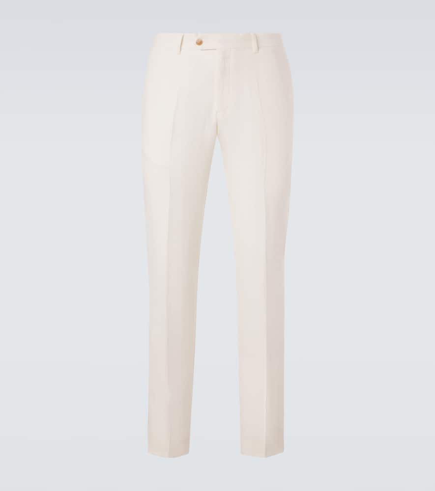 Affonso linen straight pants