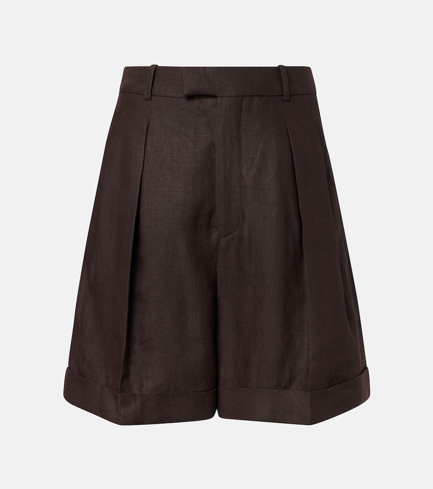 Combray linen Bermuda shorts