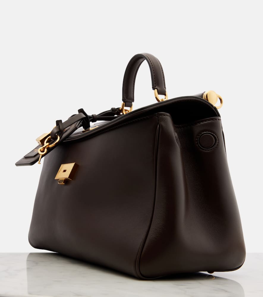 Dolce & Gabbana My Sicily Medium Tote Bag With Handle In Brown