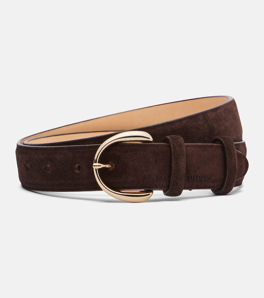 Magda Butrym Suede Belt In Brown