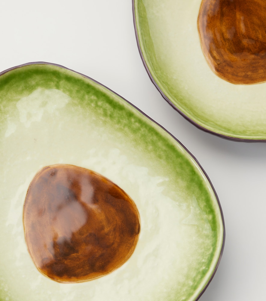  Bordallo Pinheiro Bordallo Pinheiro Set Tropical Fruits Avocado Aus Vier Desserttellern 