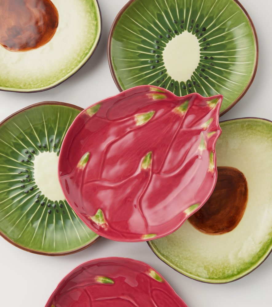  Bordallo Pinheiro Bordallo Pinheiro Set Tropical Fruits Avocado Aus Vier Desserttellern 