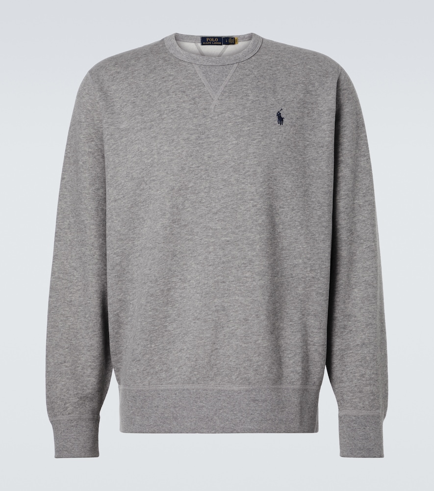 Polo Ralph Lauren Uomo Felpa In Jersey Di Misto Cotone Grigio It Taglia 48- Mytheresa