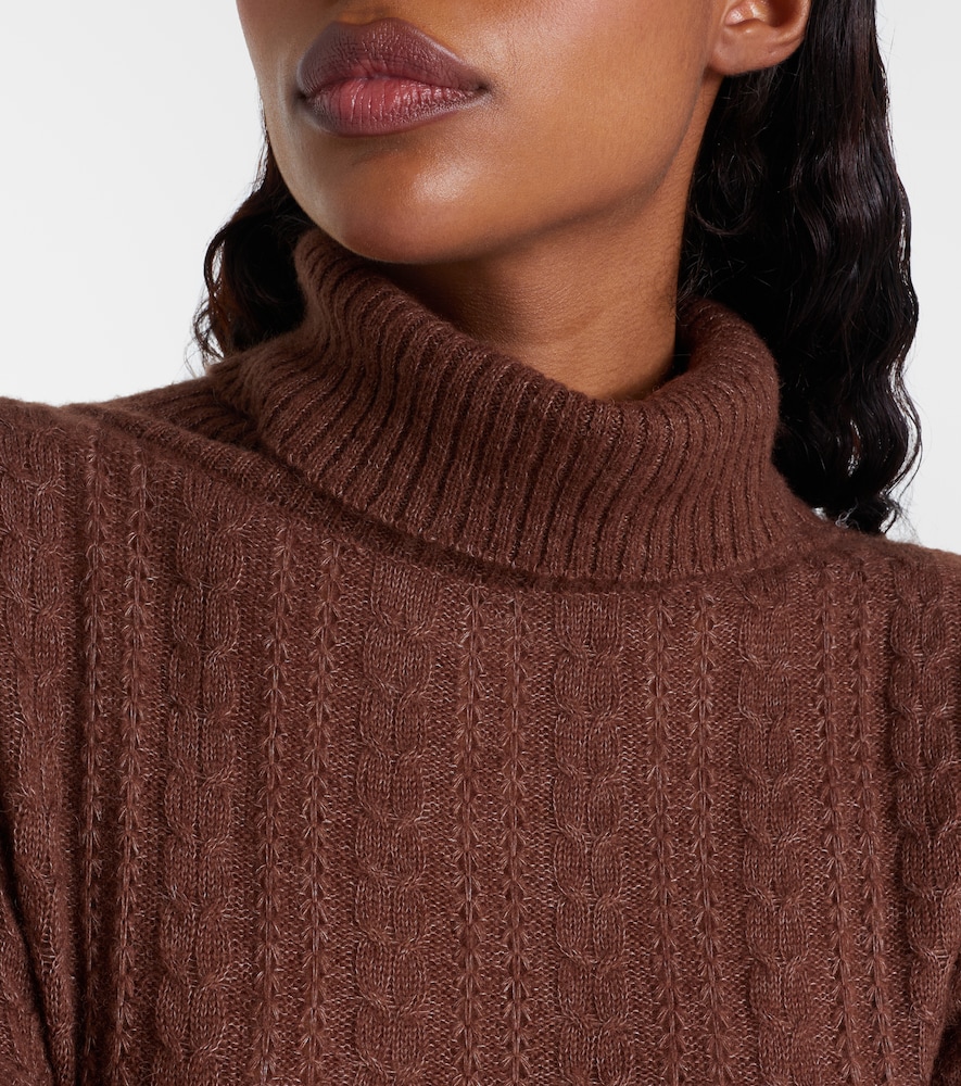  Aya Muse Aya Muse Cable-knit Minidress And Tights Set 