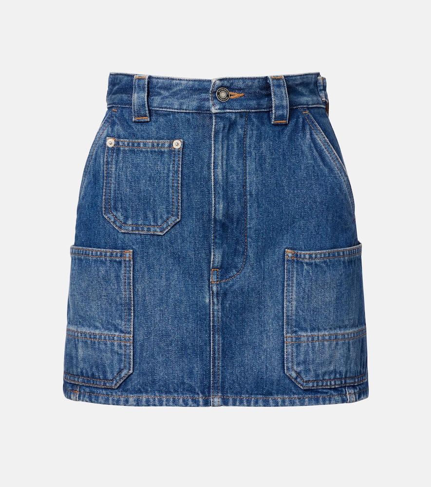 Minirock aus Denim