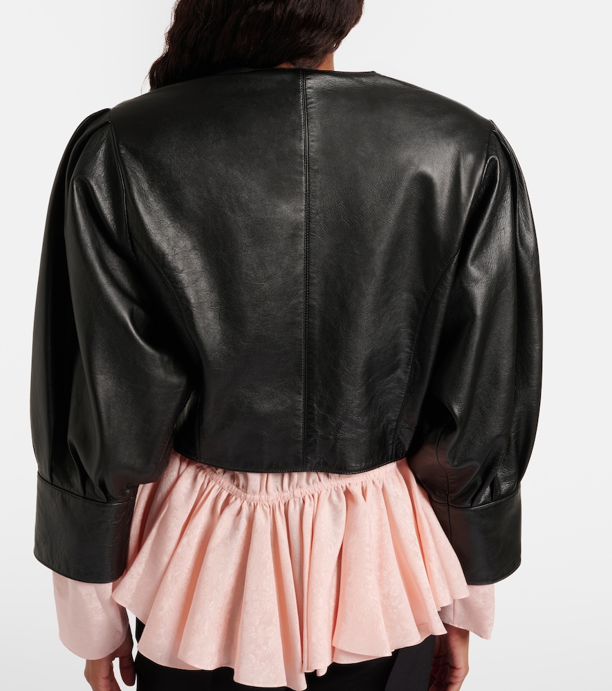 Chloé Cropped Leather Jacket
