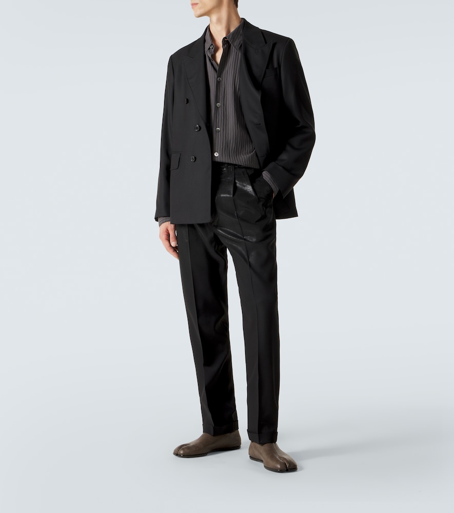  Maison Margiela Maison Margiela Pantaloni Regular In Lana Vergine 