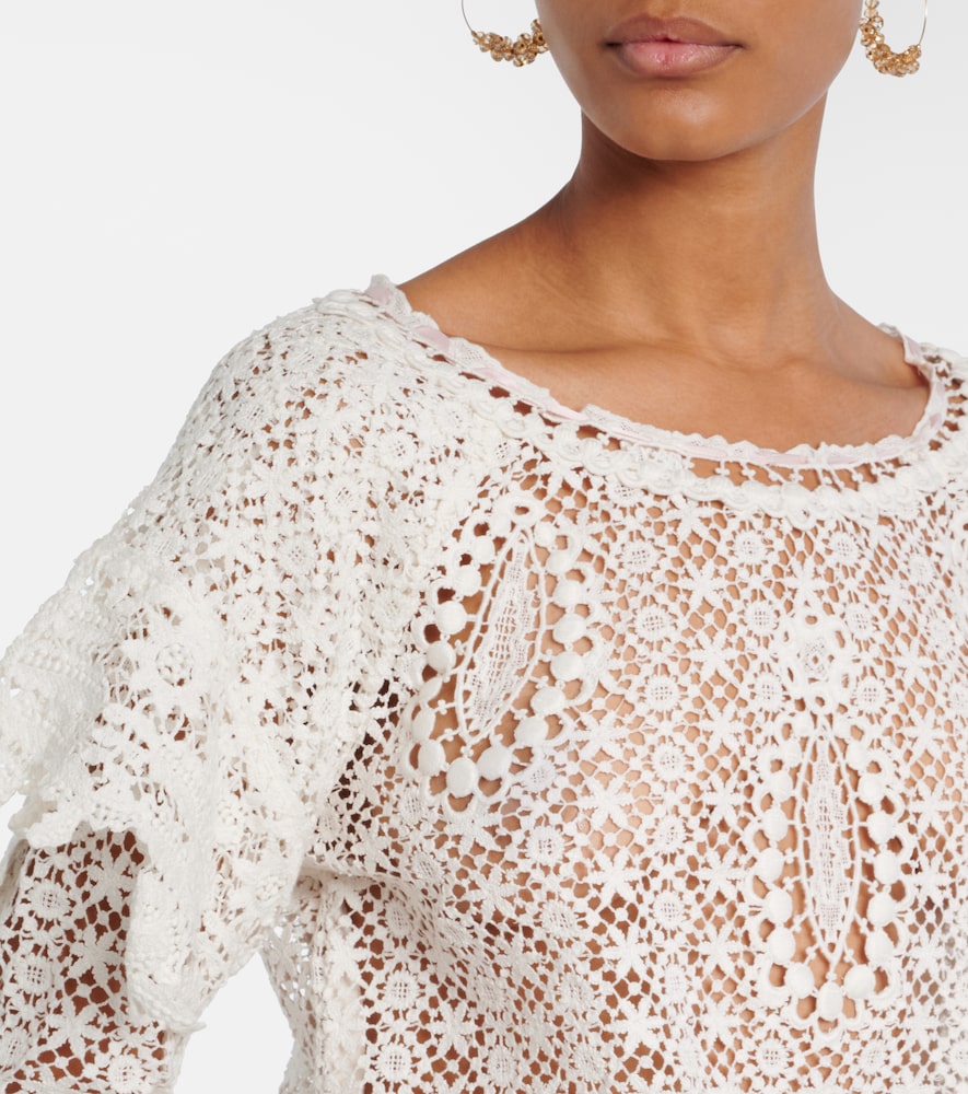 Hyliana Cotton Lace Top