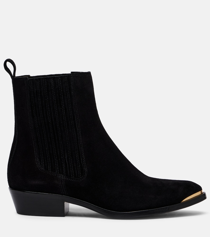  Isabel Marant Isabel Marant Ankle Boots Delano 35 Aus Veloursleder 