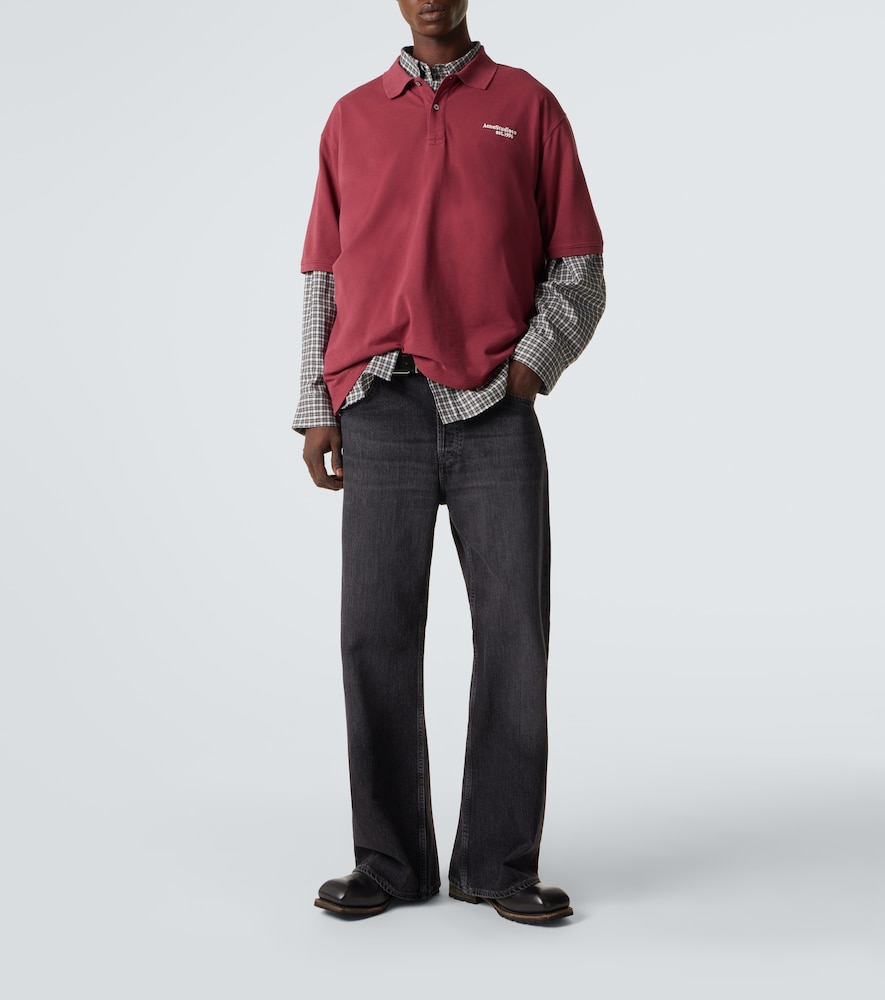  Acne Studios Acne Studios Polohemd Aus Baumwoll-piqué 