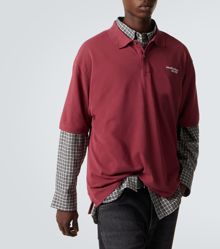  Acne Studios Acne Studios Polohemd Aus Baumwoll-piqué 