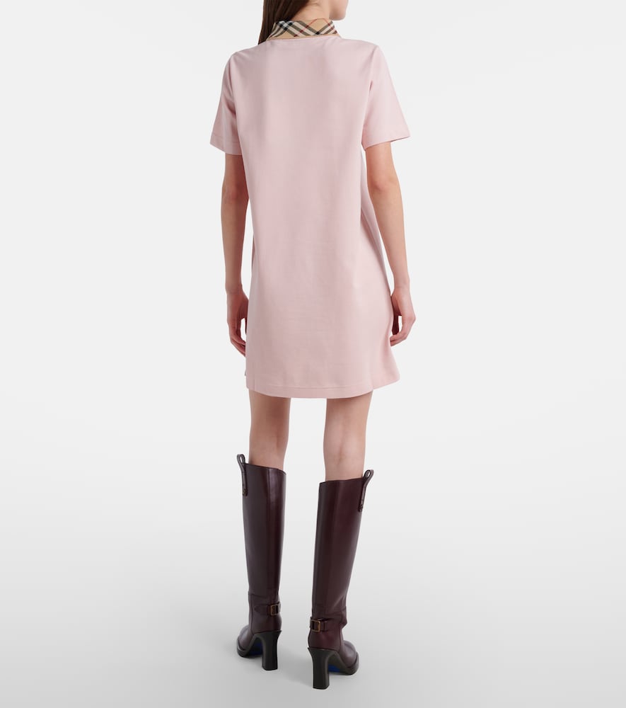  Burberry Burberry Polokleid Burberry Check Aus Baumwolle 