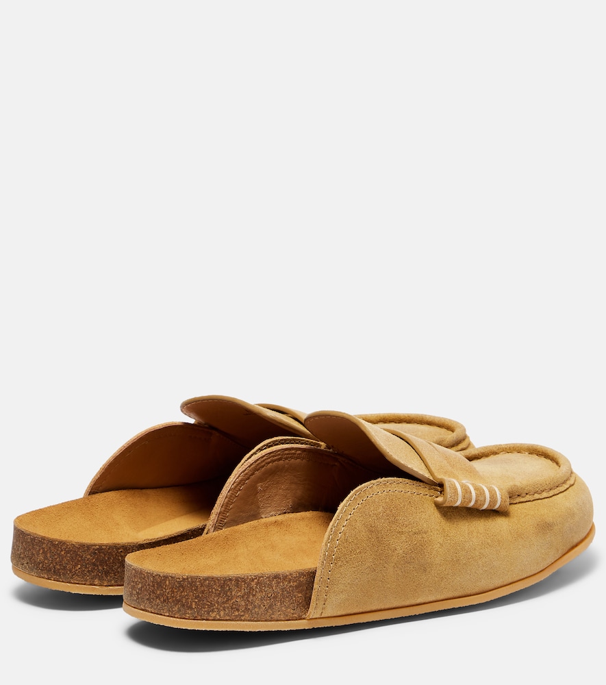 Suede Mules