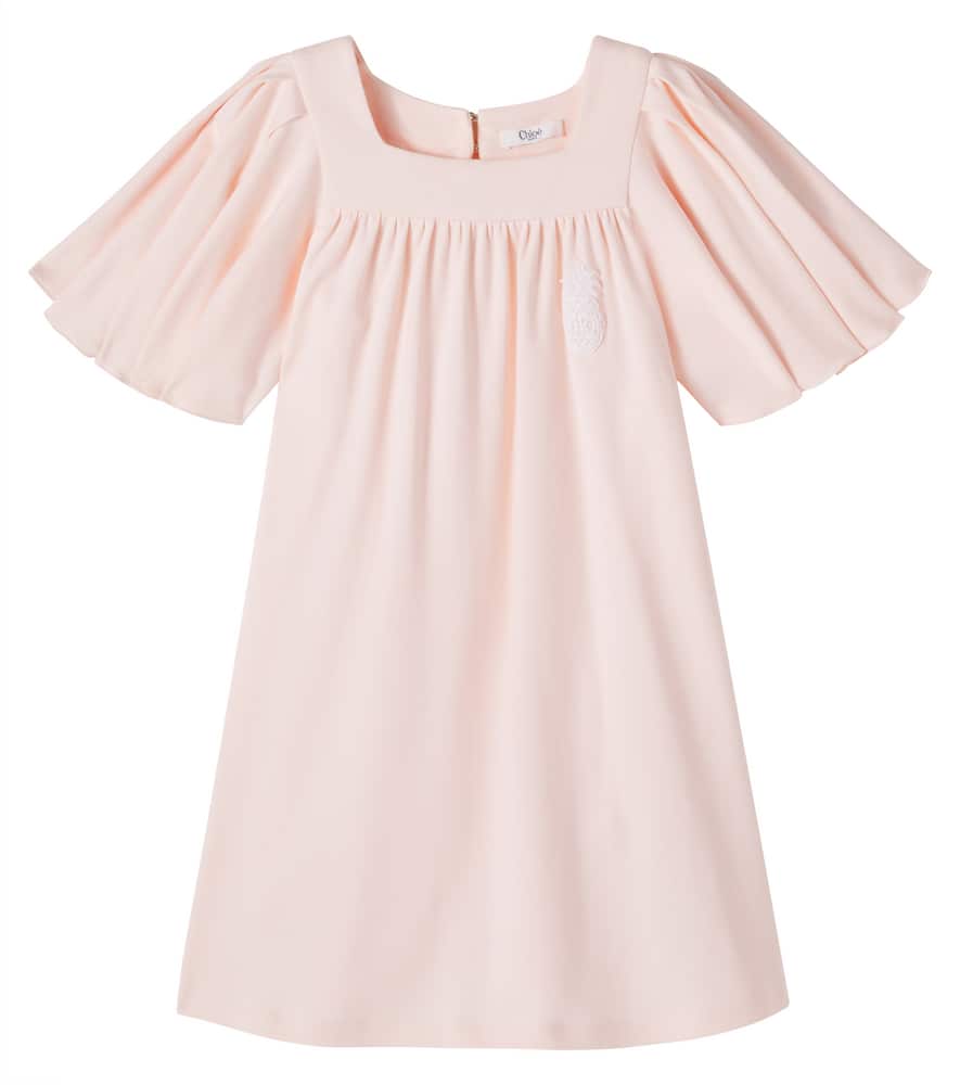 ChloÃ© Kids Abito in cotone con volant