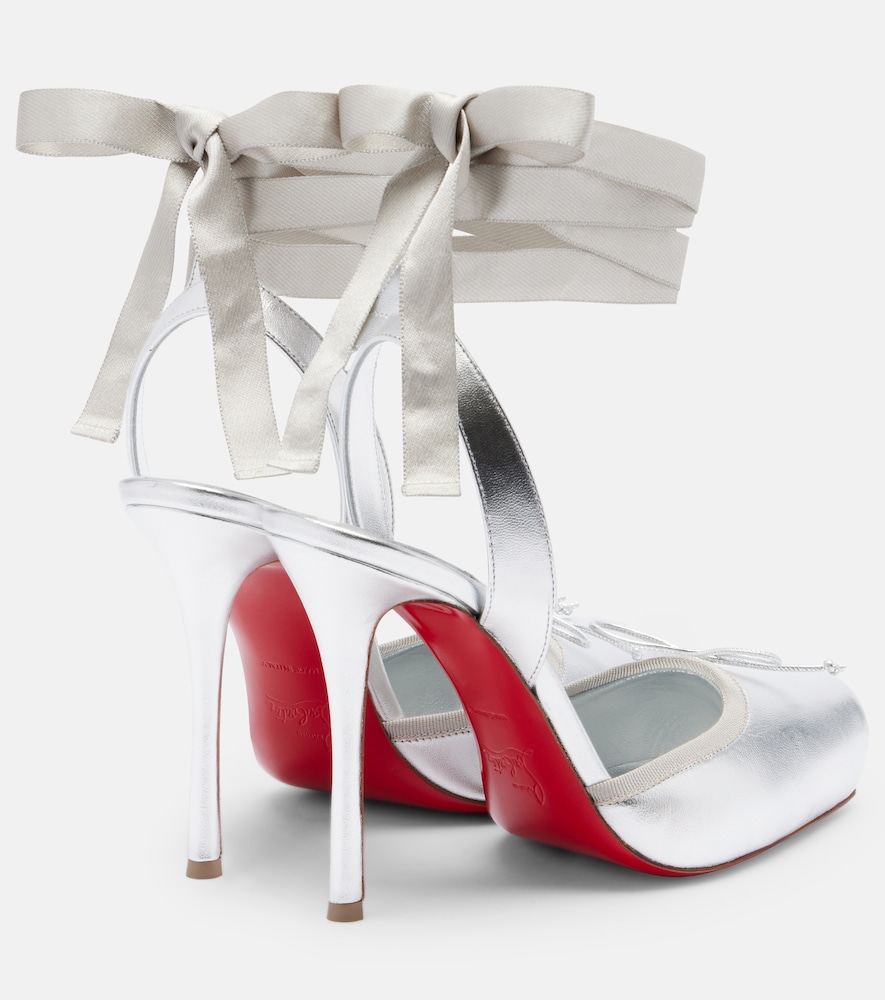 Christian Louboutin Christian Louboutin Cassia Metallic Leather Pumps 