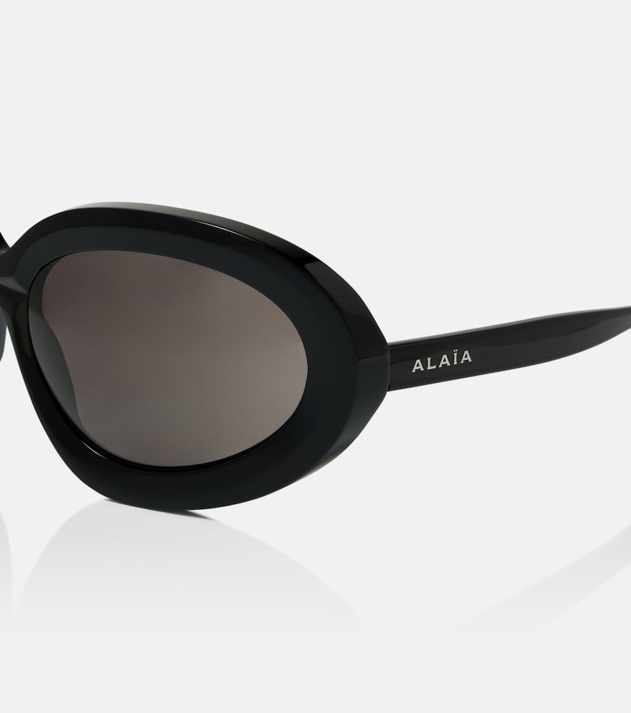  Alaia Alaã¯a Logo Oversized Sunglasses 