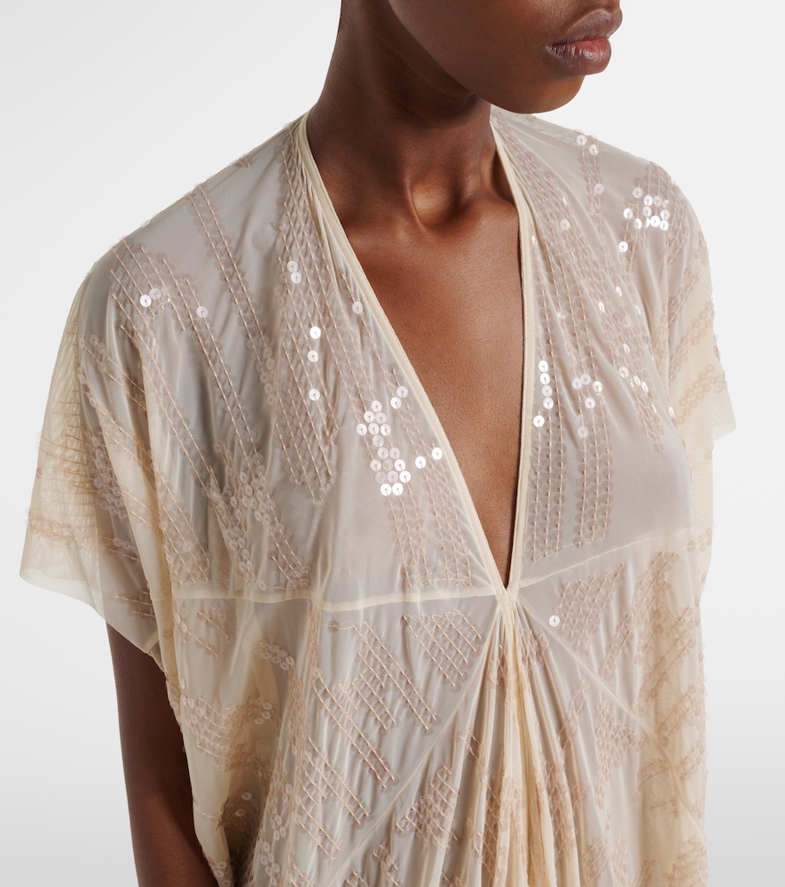  Rick Owens Rick Owens Lilies Robe Mit Pailletten 
