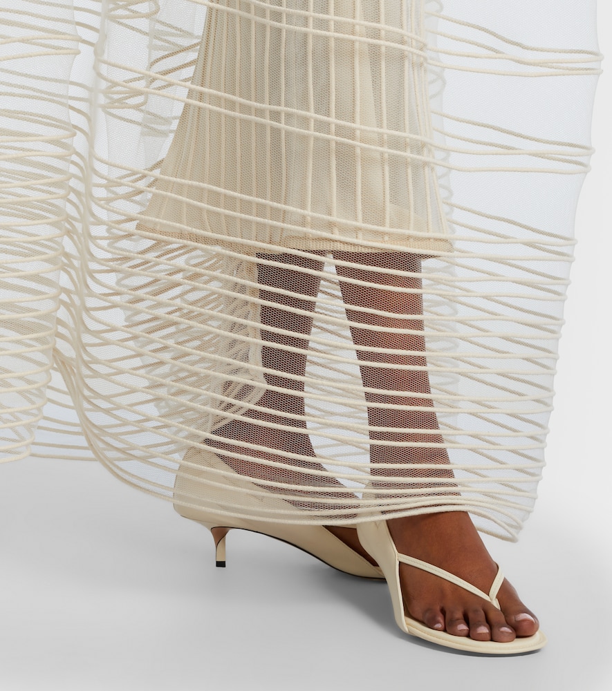 Jacquemus Leather thong sandals