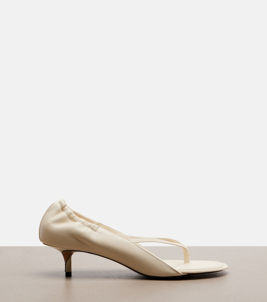  Jacquemus Jacquemus Leather Thong Sandals 