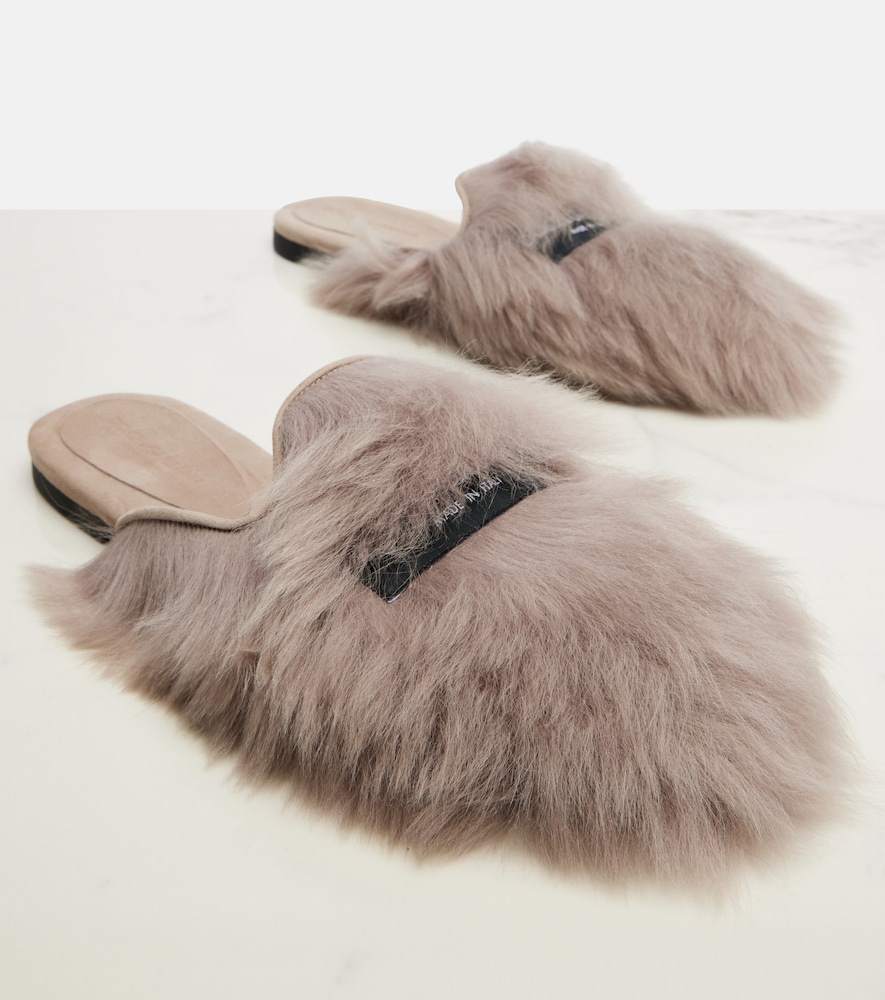 Dolce&gabbana Dolce&gabbana Shearling Mules 