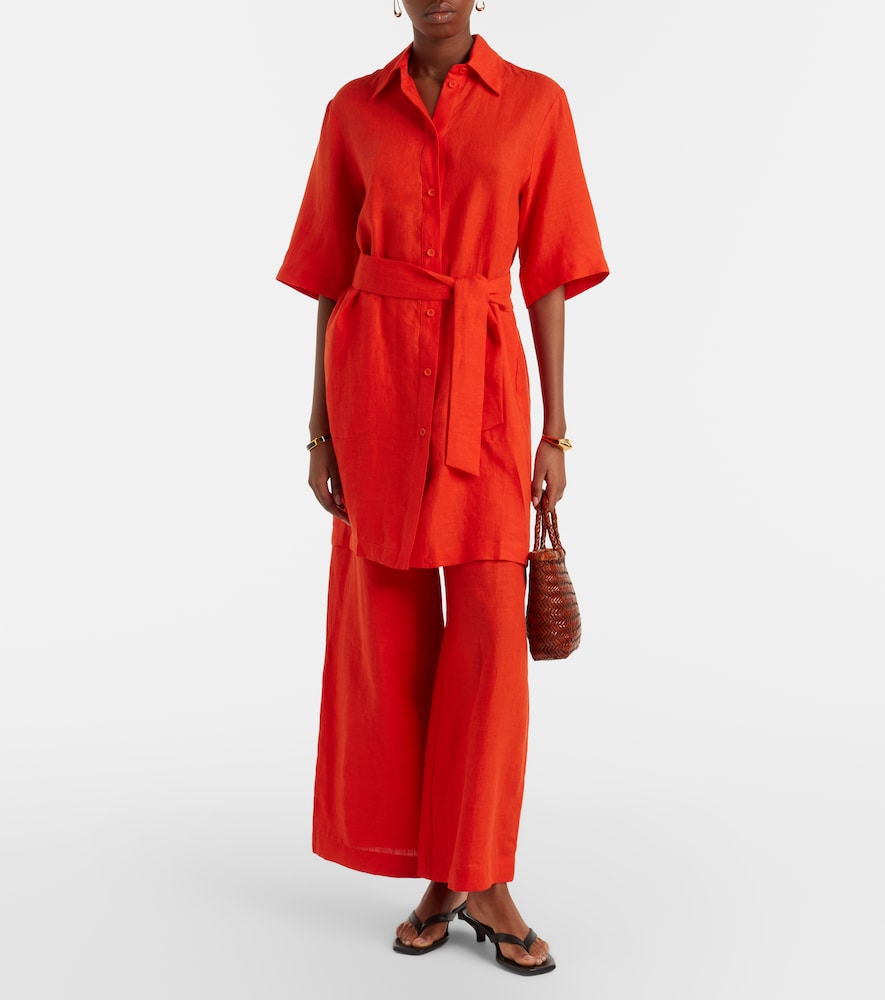 Eres Select linen wide-leg pants