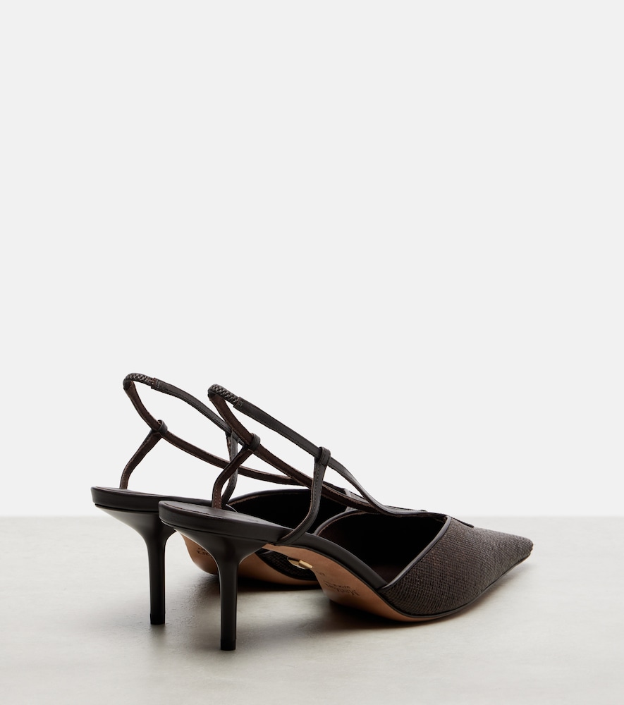  Max Mara Max Mara Slingback-pumps Mit Leder 