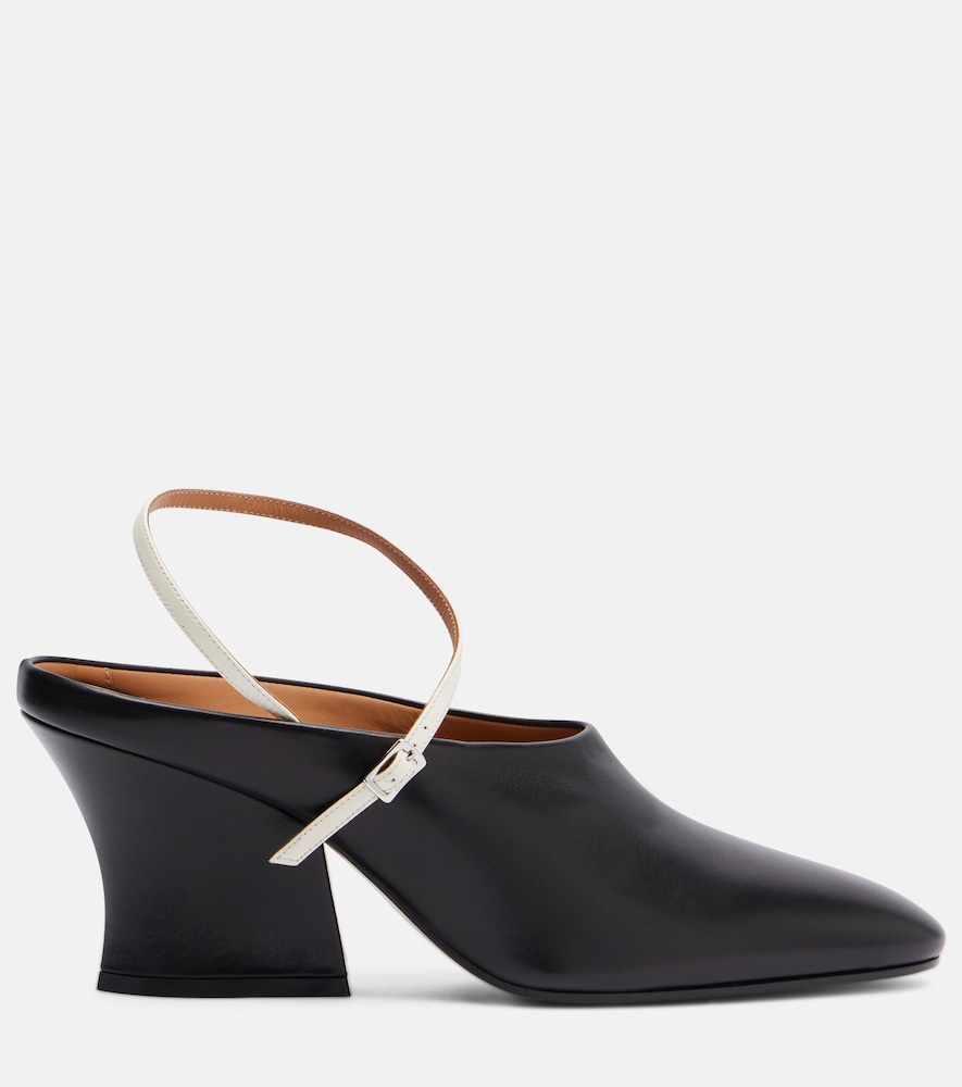  Jil Sander Jil Sander Mules Aus Leder 