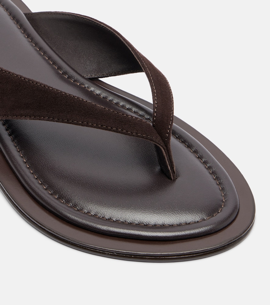  A.emery A.emery Viola Suede Thong Sandals 