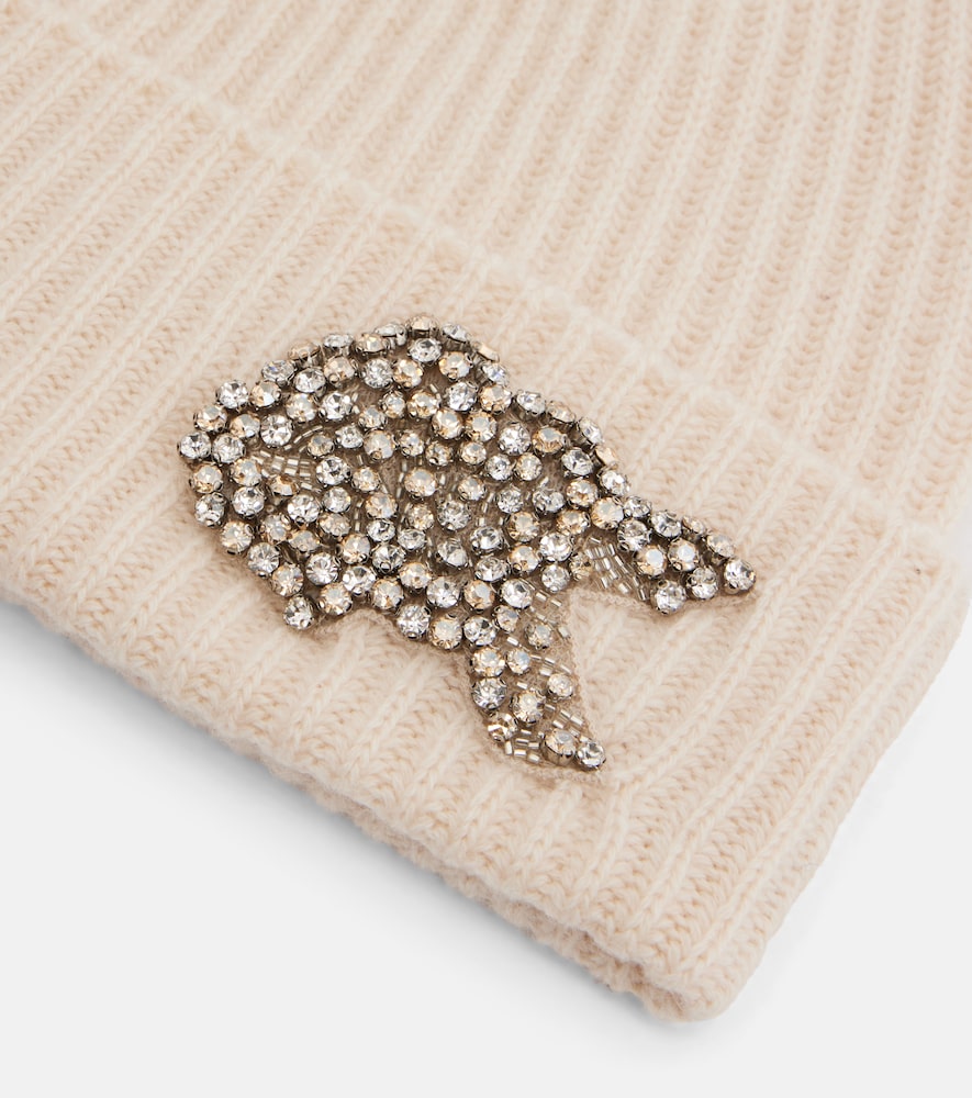  Erdem Erdem Embellished Cashmere Beanie 