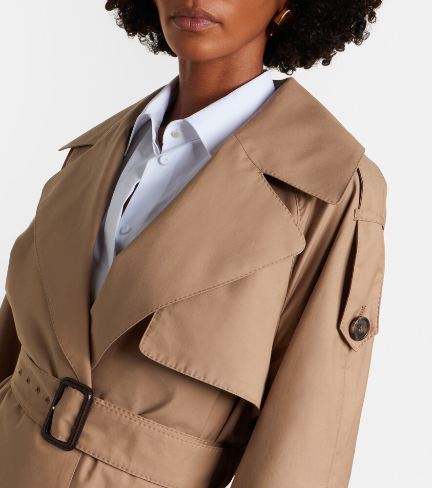  Max Mara Max Mara Clara Cotton-blend Gabardine Trench Coat 